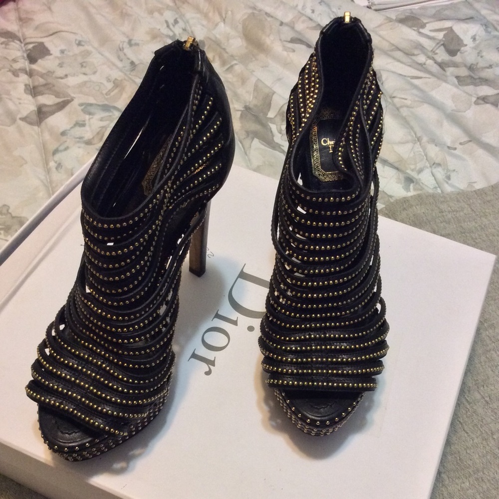 Vintage DIOR Bracelet Sandal Booties.